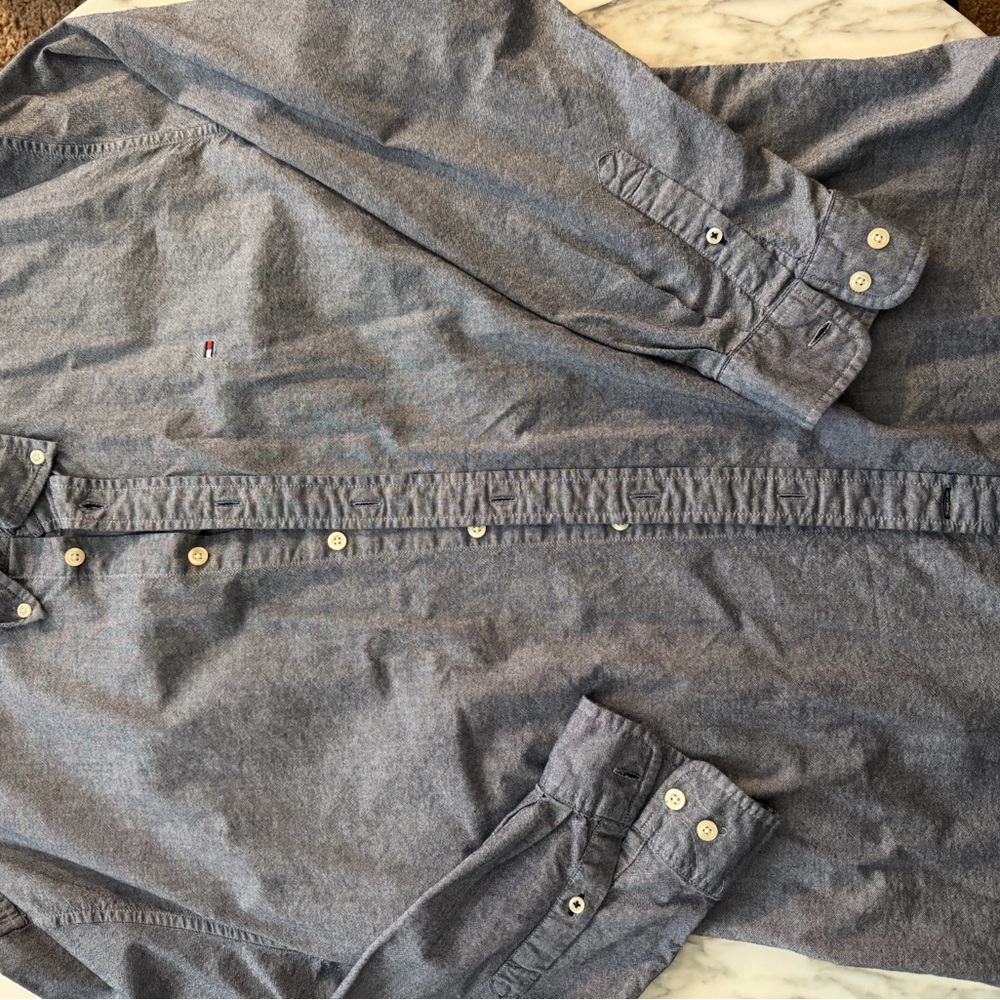 Tommy Hilfiger Charcoal Button-Up Shirt